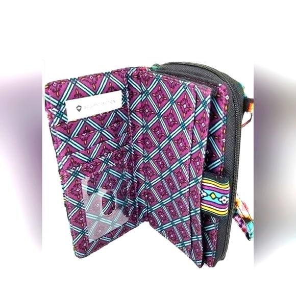 NWT Vera Bradley Iconic RFID Combo Wristlet Vines Floral - Picture 3 of 3